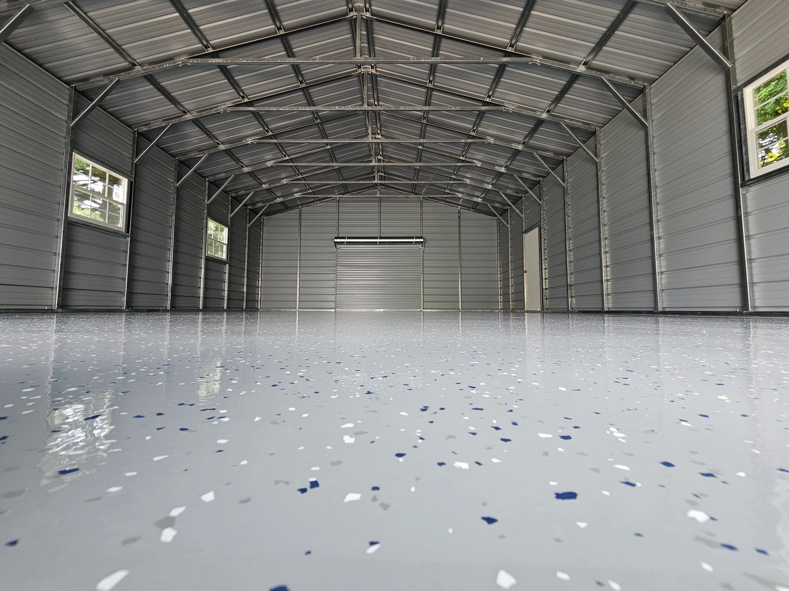 Warehouse epoxy floor project
